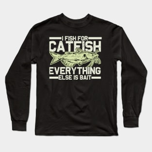 funny catfish Long Sleeve T-Shirt